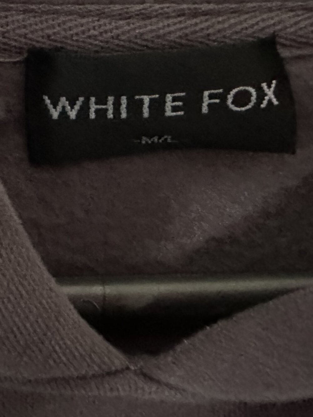 White Fox Oversized Hoodie - Picture 3 of 3